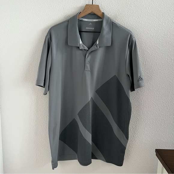 Adidas Golf Gray Polo with Statement Logo XL - Picture 1 of 6